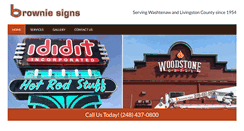 Desktop Screenshot of browniesigns.net